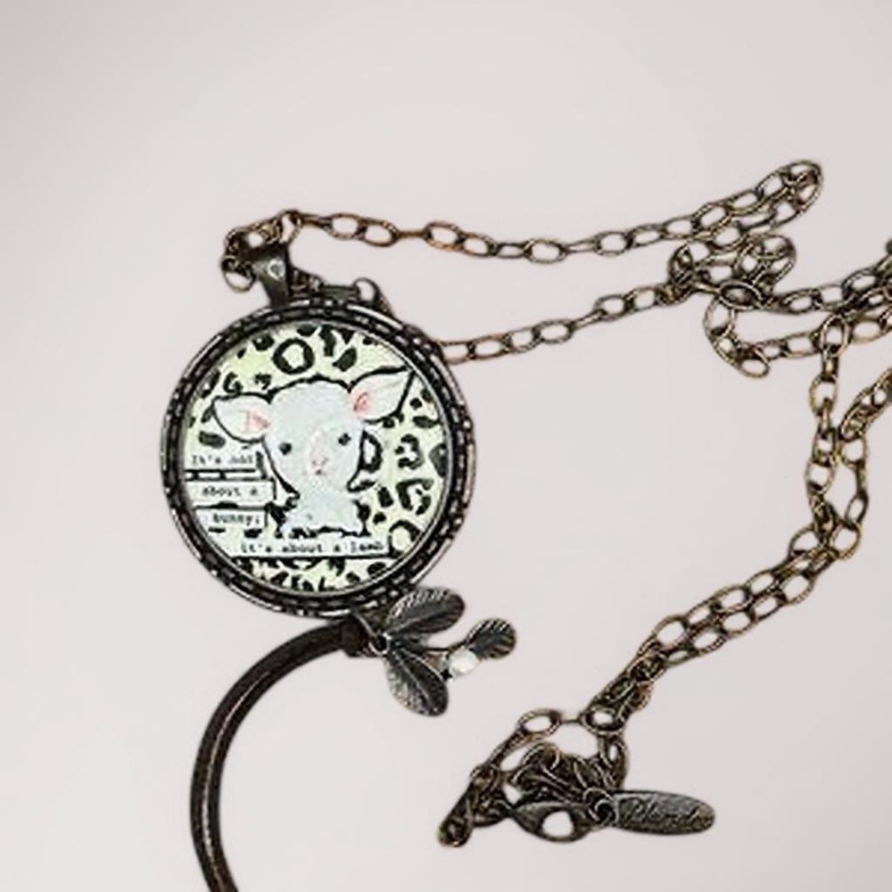❄️ Plunder | It’s About A Lamb Necklace Easter Inspirational Spring